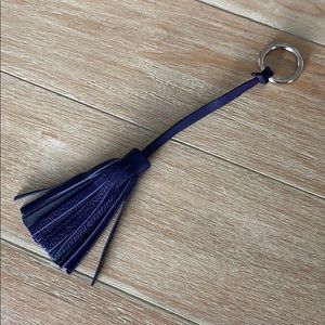 Coach Leather Tassel